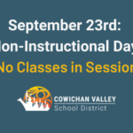 September 23rd: Non-Instructional Day (no classes)