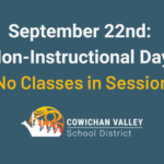 September 22nd: Non-Instructional Day (no classes)