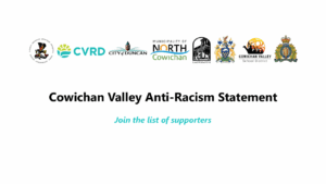 Cowichan Valley Anti-Racism Statement